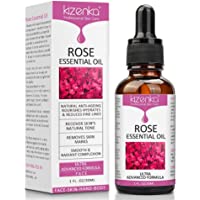 Los mejores  - ¡Aceite esencial de rosa- cuidado de la piel con vitamina C- aclara las arrugas antienvejecimiento- perfecto para…